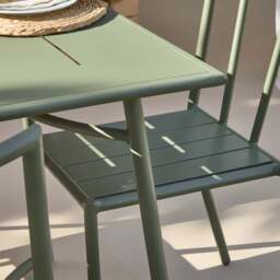 Wilder Olive Green Garden Dining Chairs - Set of 2 - thumbnail 5