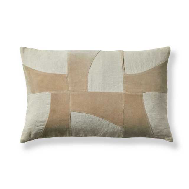 Holbeck 35x55cm Abstract Cushion Cover - Clay - image 1