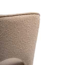 Dolly Boucle Dining Chairs - Set of 2 - Black Legs - thumbnail 6