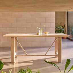 Carter Whitewash Rectangular Table Set - 6 Seater - Faye Whitewash Oak Dining Chairs - thumbnail 4
