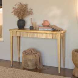 Raleigh Whitewash Console Table - thumbnail 2