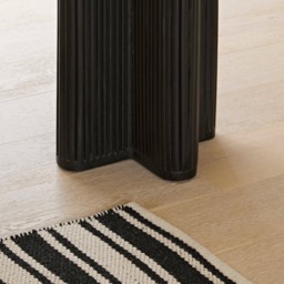 Orla Black Mango Wood Square Side Table - thumbnail 4