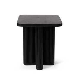 Orla Black Mango Wood Square Side Table - thumbnail 5