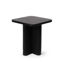 Orla Black Mango Wood Square Side Table - thumbnail 6