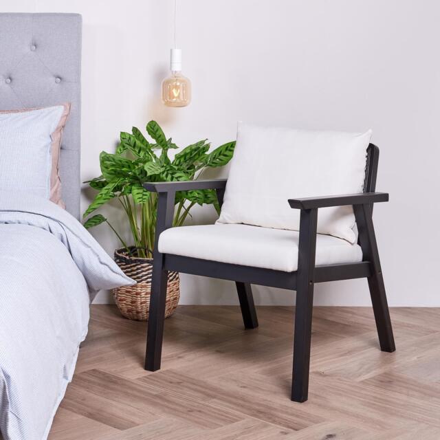 Willow Armchair Stained Black - image 1