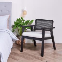 Willow Armchair Stained Black - thumbnail 2