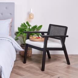 Willow Armchair Stained Black - thumbnail 3