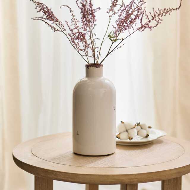 Corsino 22cm Ceramic Vase - Off White - image 1