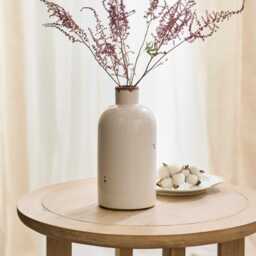 Corsino 22cm Ceramic Vase - Off White