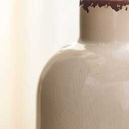 Corsino 22cm Ceramic Vase - Off White - thumbnail 4