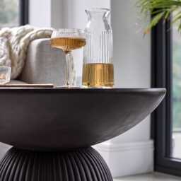 Zaliki Black Concrete Coffee Table - thumbnail 3