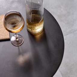 Zaliki Black Concrete Coffee Table - thumbnail 2