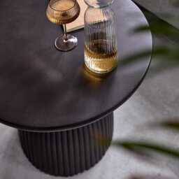 Zaliki Black Concrete Coffee Table - thumbnail 4