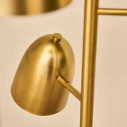 Horton 158cm Metal Floor Lamp - Gold - thumbnail 4