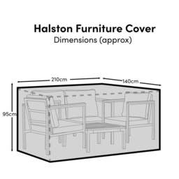 Halston Conversation Set Furniture Cover - 210x140x95cm