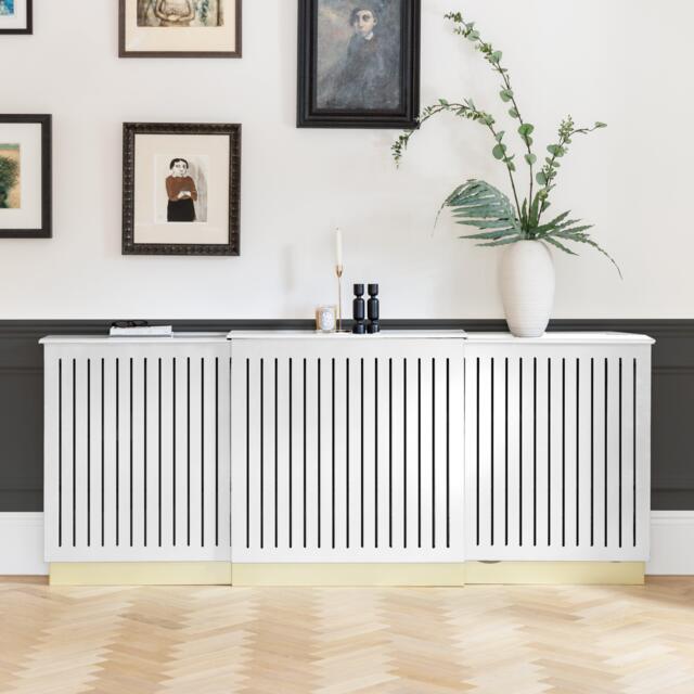 Iliana Extendable Radiator Cover - Snow White - image 1
