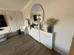 Iliana Extendable Radiator Cover - Snow White - thumbnail 4
