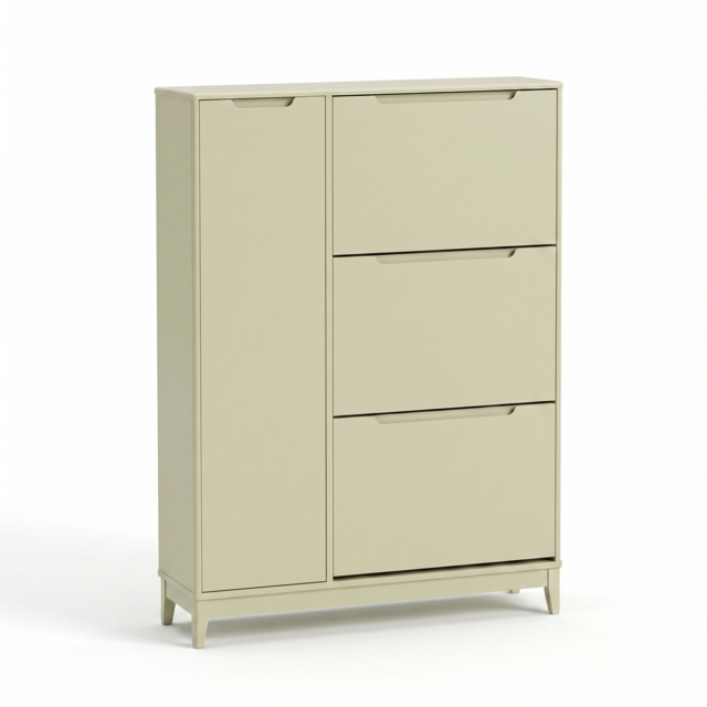 Coby Shoe Cabinet with Shelves - Pistachio Green - image 1