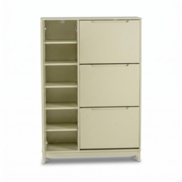Coby Shoe Cabinet with Shelves - Pistachio Green - thumbnail 3