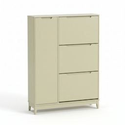 Coby Shoe Cabinet with Shelves - Pistachio Green - thumbnail 1