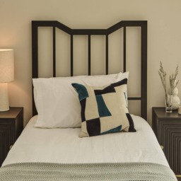 Marie Single Size Bed - Black Metal - thumbnail 3