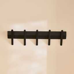 Roe Small Coat Rack - Black Oak - thumbnail 1