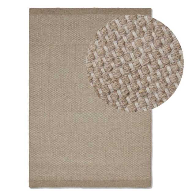 Atcham Sand Wool & Cotton Rug - 120 x 170cm - image 1