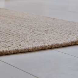 Atcham Sand Wool & Cotton Rug - 120 x 170cm - thumbnail 3