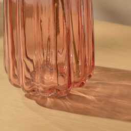Veneto 29cm Glass Vase - Cerise - thumbnail 6
