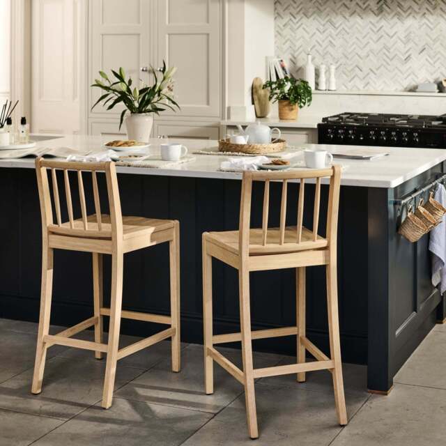 Tilly Bar Stool - Whitewash Oak - image 1