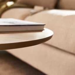 Willow Whitewash Oval Coffee Table - thumbnail 6