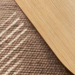 Willow Whitewash Oval Coffee Table - thumbnail 3