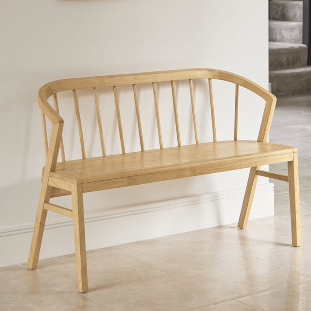 Mabel 3 Seater Bench - Pale Oak - image 1