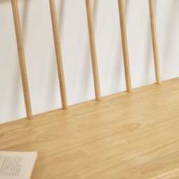 Mabel 3 Seater Bench - Pale Oak - thumbnail 6