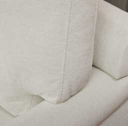 Brea 2 Seater Sofa - Oyster White with Whitewash Oak Legs - thumbnail 5