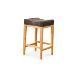Reid Slate Grey Backless Bar Stools - Set of 2 - Whitewash Mindi Wood Legs - thumbnail 6