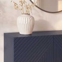 Jack 3 Door Large Sideboard - Geometric Blue - thumbnail 5