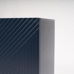Jack 3 Door Large Sideboard - Geometric Blue - thumbnail 2