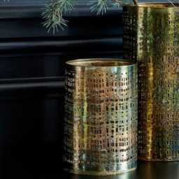 Herriard 22.5cm Metal Lantern - Gold - thumbnail 6