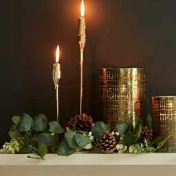 Herriard 22.5cm Metal Lantern - Gold - thumbnail 3