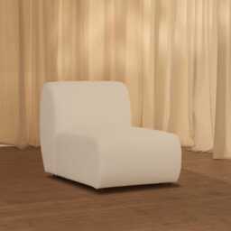 Nathalia Mid Section - Chalked White Boucle - thumbnail 1