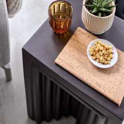Karasi Black Concrete Side Table - thumbnail 6