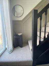 Karasi Black Concrete Side Table - thumbnail 3