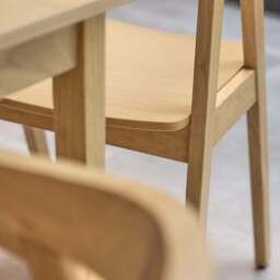 Paul Pale Oak Extending Dining Table Set - 4 Seater - Ella Pale Oak Carver Chairs - thumbnail 6