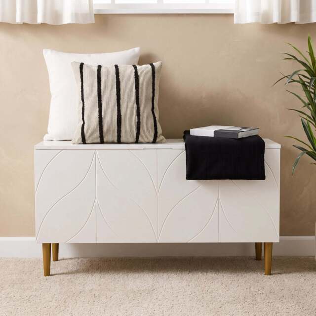 Gloria Blanket Box - White - image 1