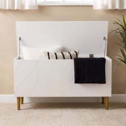 Gloria Blanket Box - White - thumbnail 3