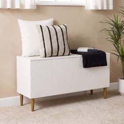 Gloria Blanket Box - White - thumbnail 2