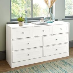 Stevie Wardrobe & Drawers Set - White - thumbnail 4