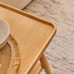 Tilly 100cm Rectangular Coffee Table - Whitewash Oak - thumbnail 5