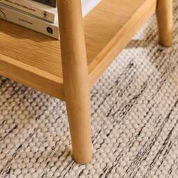 Tilly 100cm Rectangular Coffee Table - Whitewash Oak - thumbnail 6